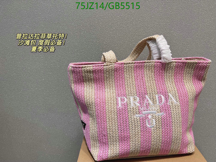 Prada Bag-(4A)-Handbag- Code: GB5515 $: 75USD