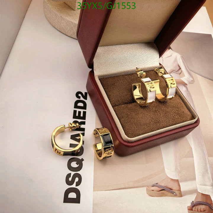 Jewelry-Fendi Code: GJ1553 $:35USD