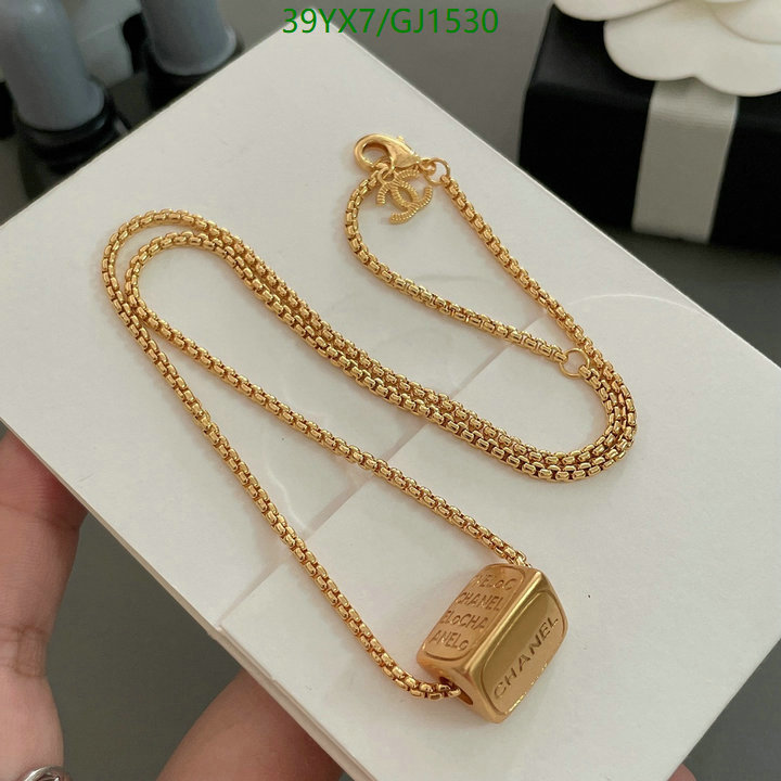 Jewelry-Chanel Code: GJ1530 $: 39USD