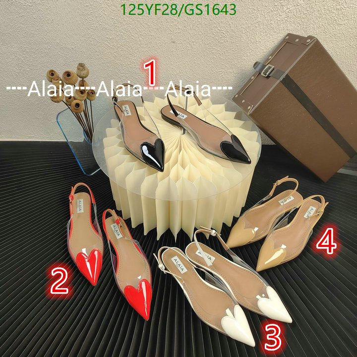 Women Shoes-ALAIA Code: GS1643 $: 125USD