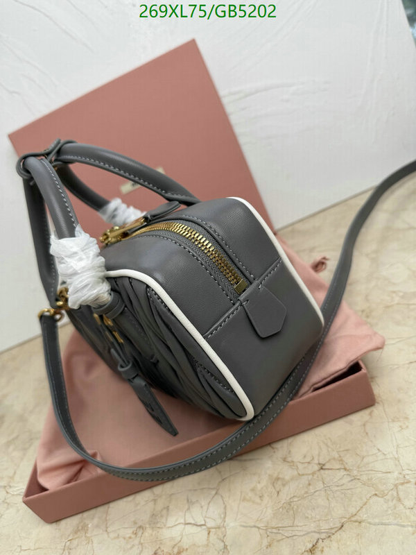 Miu Miu Bag-(Mirror)-Handbag- Code: GB5202 $: 269USD