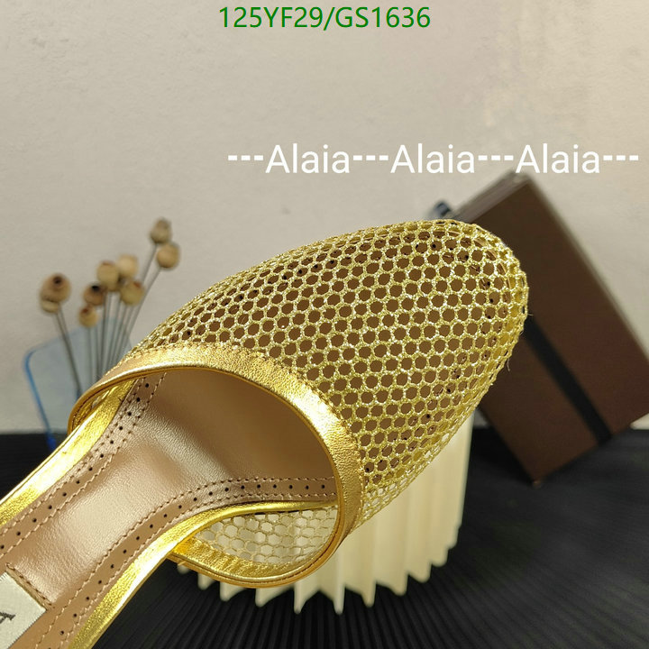 Women Shoes-ALAIA Code: GC1636 $: 125USD