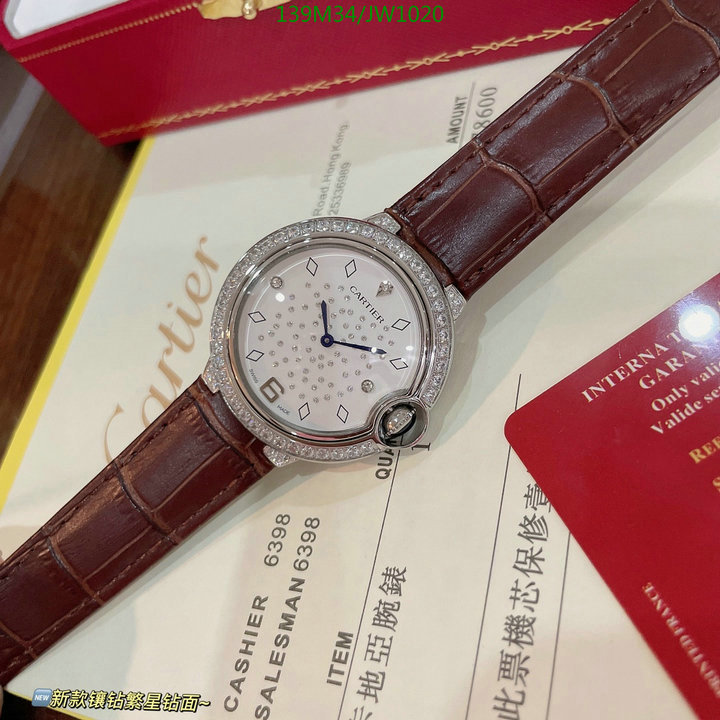 Watch-4A Quality-Cartier Code: JW1020 $: 139USD