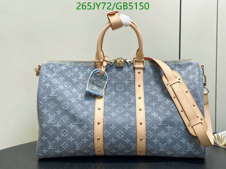 LV Bag-(Mirror)-Keepall BandouliRe 45-50- Code: GB5150 $: 265USD