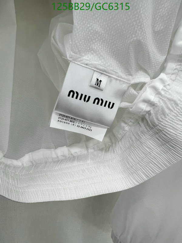 Clothing-MIUMIU Code: GC6315 $: 125USD