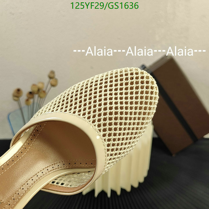 Women Shoes-ALAIA Code: GC1636 $: 125USD
