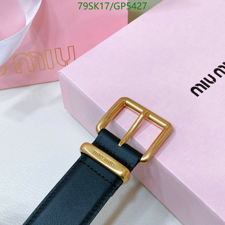 Belts-MIU MIU Code: GP5427 $: 79USD
