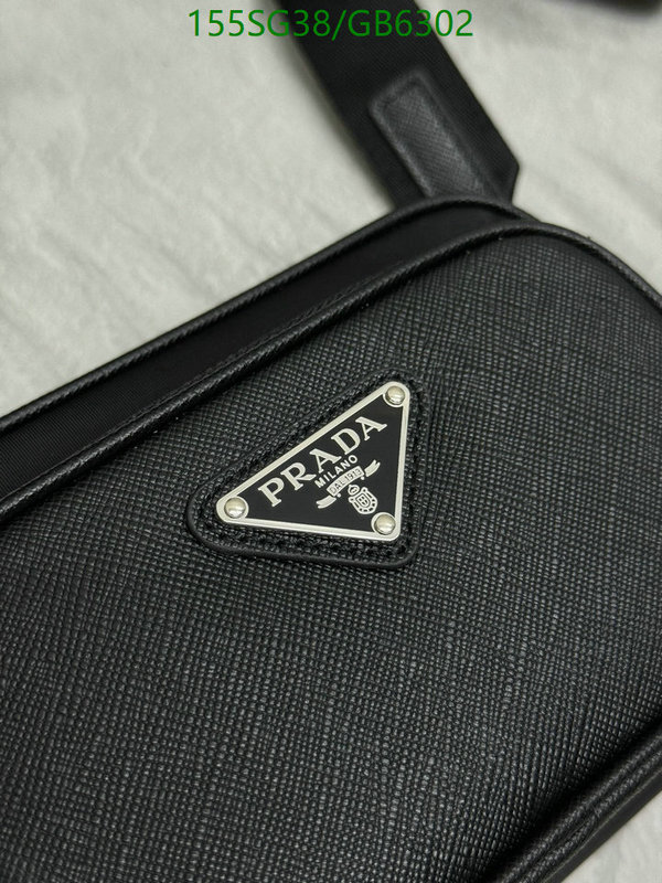 Prada Bag-(Mirror)-Crossbody- Code: GB6302 $: 155USD