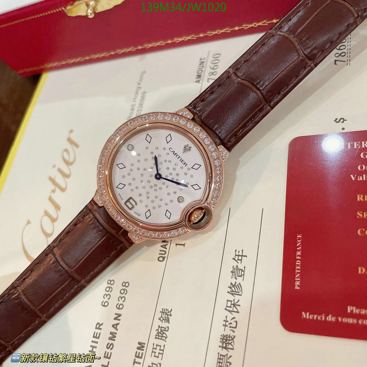 Watch-4A Quality-Cartier Code: JW1020 $: 139USD