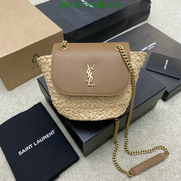 YSL Bag-(Mirror)-Crossbody- Code: GB5210 $: 209USD
