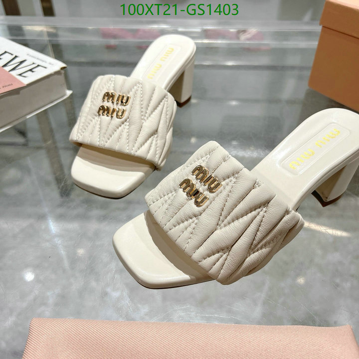 Women Shoes-Miu Miu Code: GS1403 $: 100USD