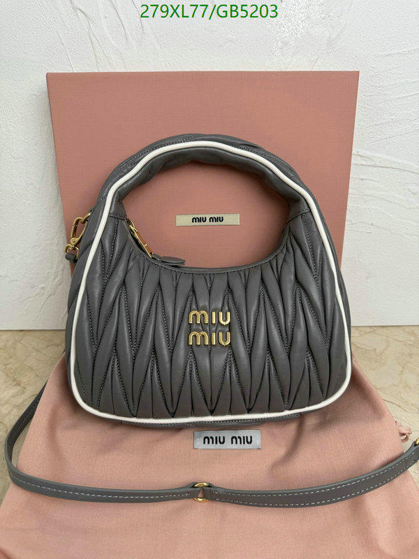 Miu Miu Bag-(Mirror)-Crossbody- Code: GB5203 $: 279USD