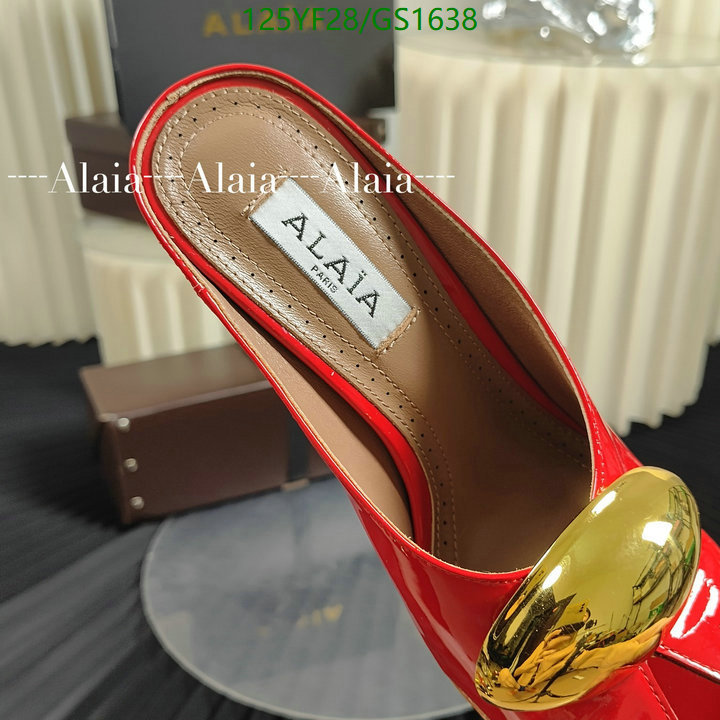Women Shoes-ALAIA Code: GS1638 $: 125USD