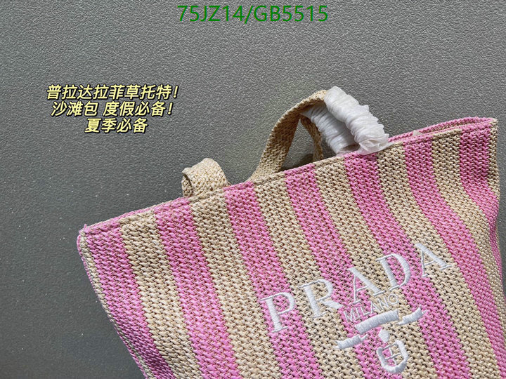 Prada Bag-(4A)-Handbag- Code: GB5515 $: 75USD