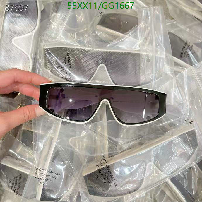 Glasses-Chanel Code: GG1667 $:55USD