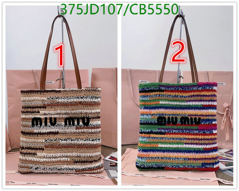 Miu Miu Bag-(Mirror)-Handbag- Code: CB5550 $: 375USD