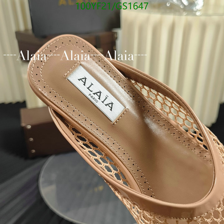 Women Shoes-ALAIA Code: GC1647 $: 100USD