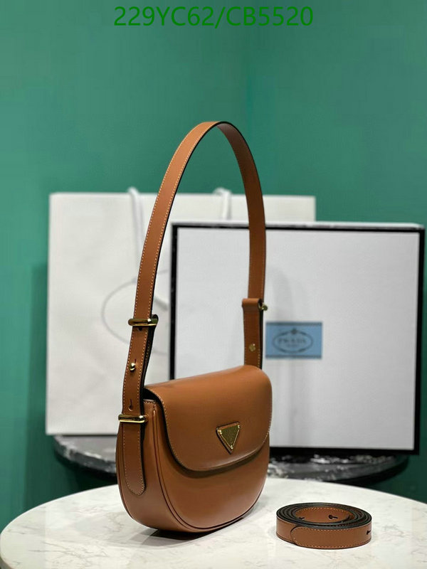 Prada Bag-(Mirror)-Handbag- Code: CB5520 $: 229USD