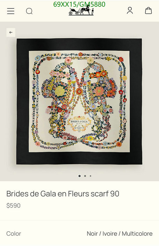 Scarf-Hermes Code: GM5880 $: 69USD