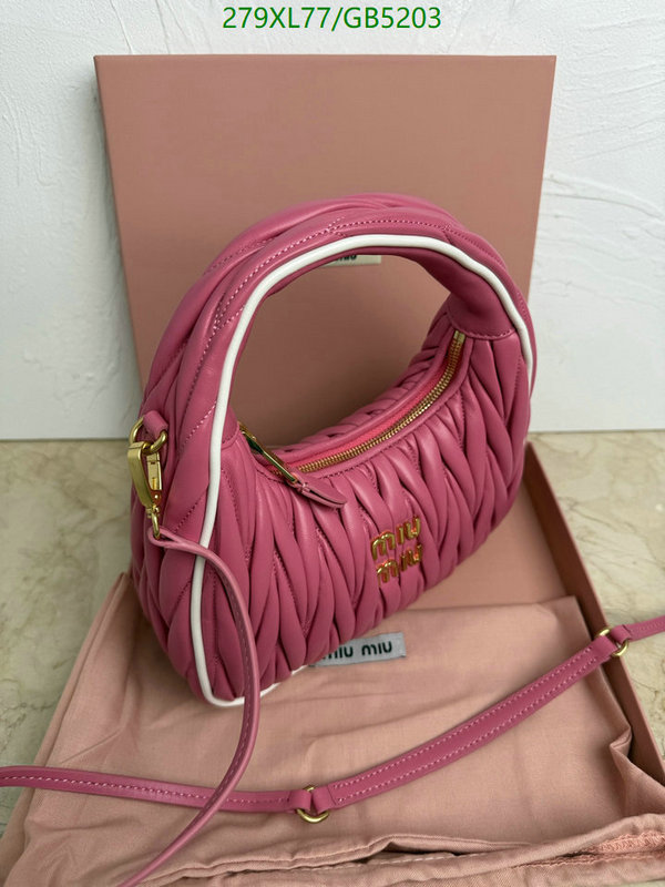 Miu Miu Bag-(Mirror)-Crossbody- Code: GB5203 $: 279USD