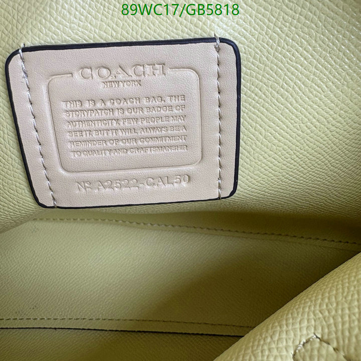 Coach Bag-(4A)-Handbag- Code: GB5818 $: 89USD