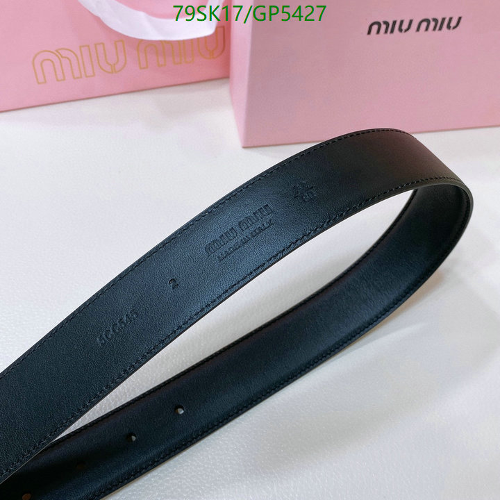 Belts-MIU MIU Code: GP5427 $: 79USD