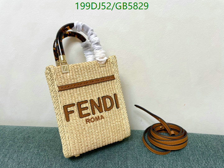 Fendi Bag-(Mirror)-Handbag- Code: GB5829 $: 199USD