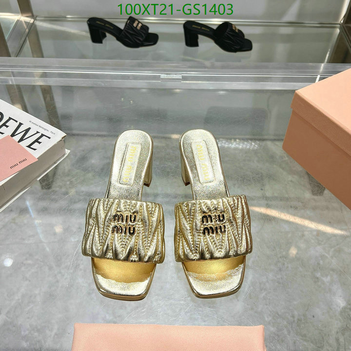 Women Shoes-Miu Miu Code: GS1403 $: 100USD