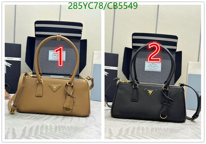 Prada Bag-(Mirror)-Handbag- Code: CB5549 $: 285USD