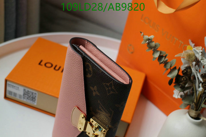 LV Bag-(Mirror)-Wallet- Code: AB9820 $: 109USD