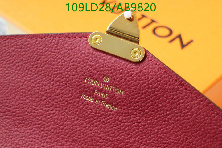 LV Bag-(Mirror)-Wallet- Code: AB9820 $: 109USD