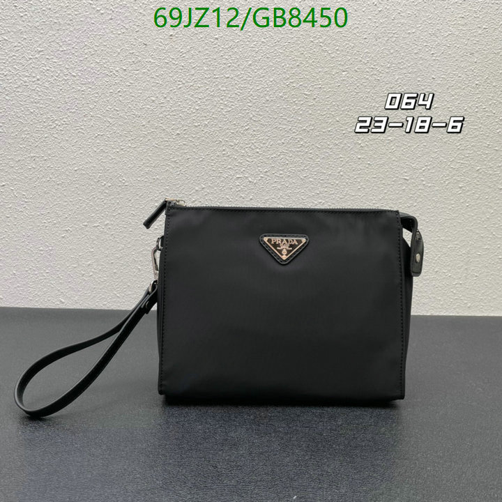 Prada Bag-(4A)-Clutch- Code: GB8450 $: 69USD