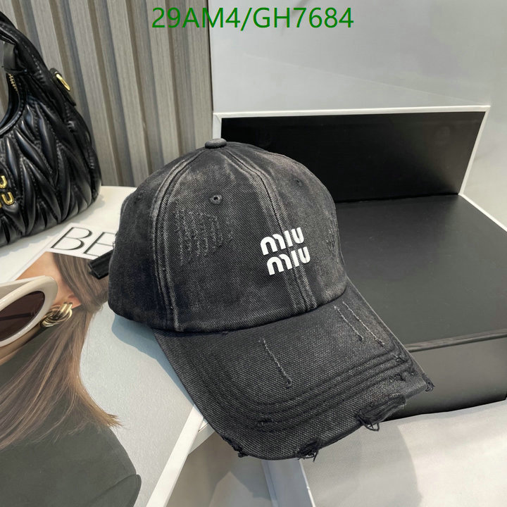 Cap-(Hat)-Miu Miu Code: GH7684 $: 29USD