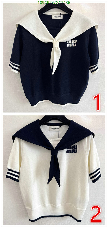 Clothing-MIUMIU Code: GC7436 $: 109USD