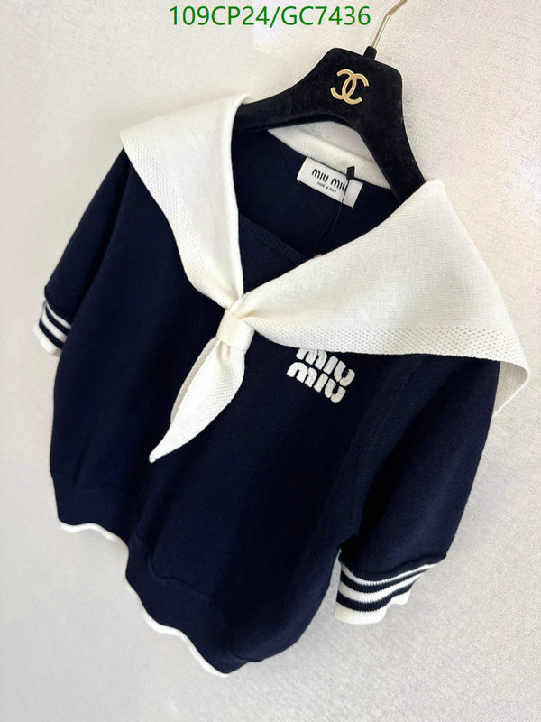Clothing-MIUMIU Code: GC7436 $: 109USD