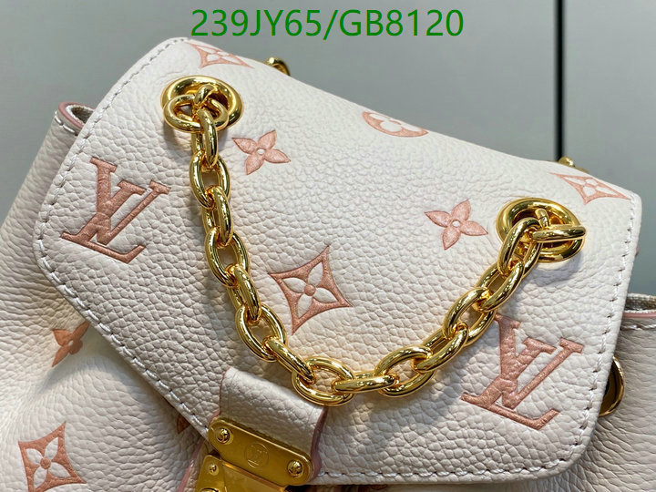 LV Bag-(Mirror)-Backpack- Code: GB8120 $: 239USD