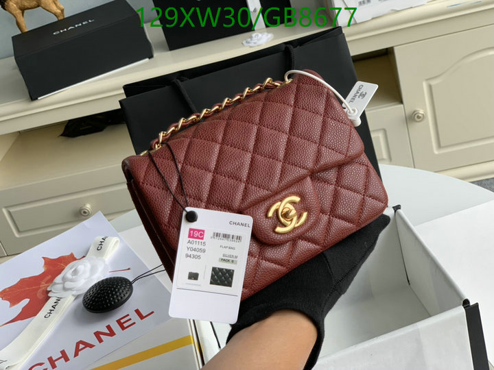 Chanel Bag-(Mirror)-Crossbody- Code: GB8677 $: 129USD