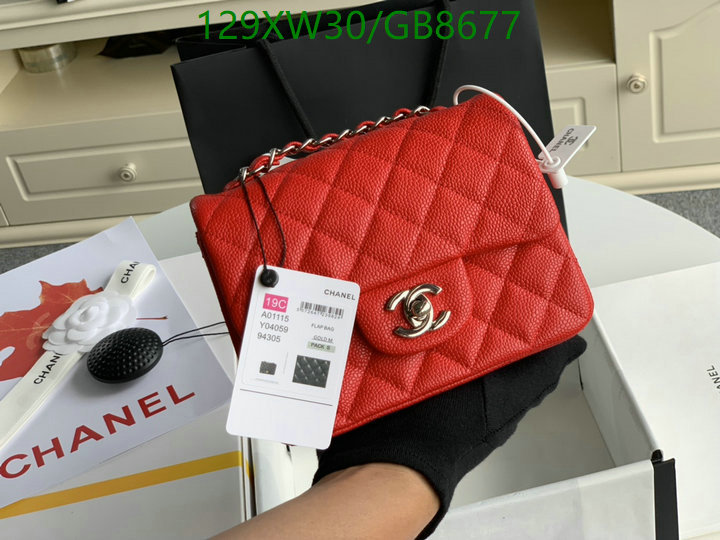 Chanel Bag-(Mirror)-Crossbody- Code: GB8677 $: 129USD