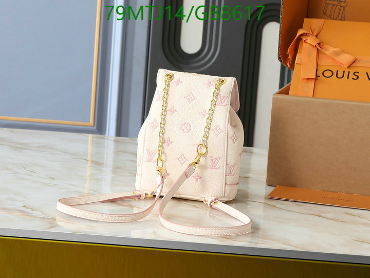 LV Bag-(4A)-Backpack- Code: GB8617 $: 79USD