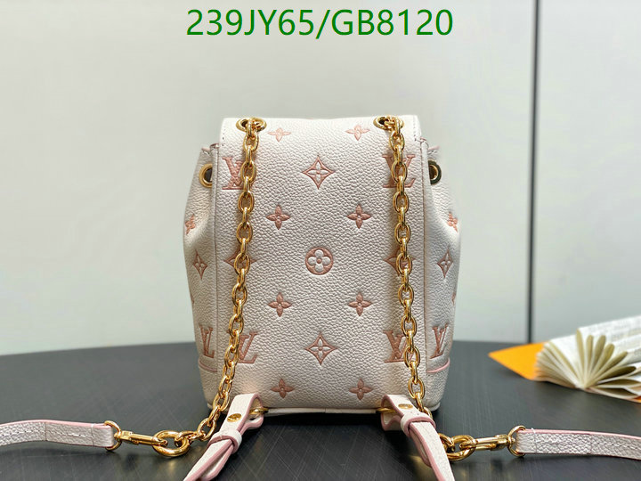 LV Bag-(Mirror)-Backpack- Code: GB8120 $: 239USD