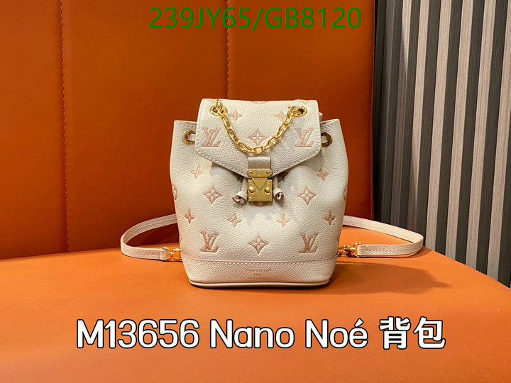LV Bag-(Mirror)-Backpack- Code: GB8120 $: 239USD