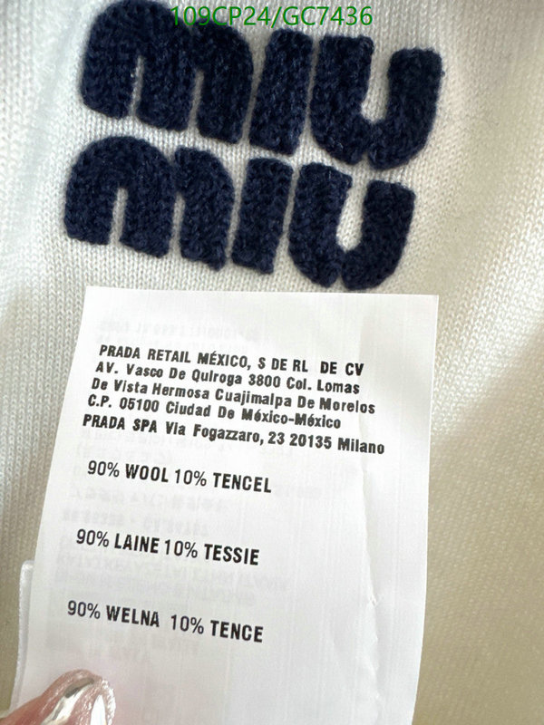 Clothing-MIUMIU Code: GC7436 $: 109USD