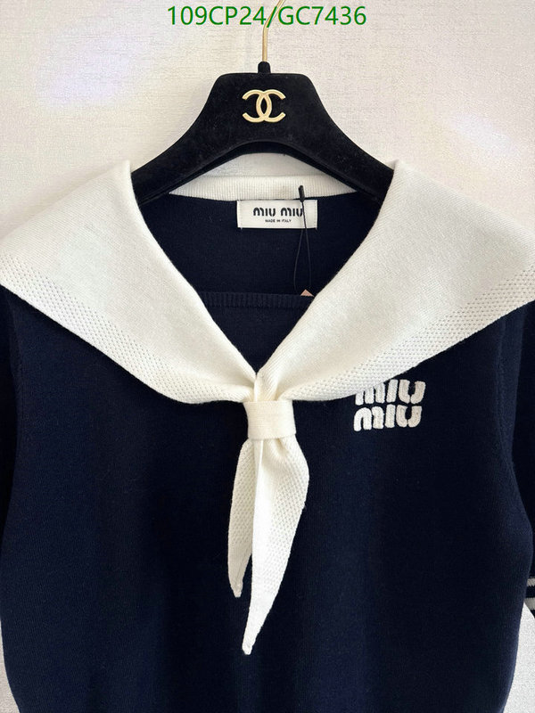 Clothing-MIUMIU Code: GC7436 $: 109USD