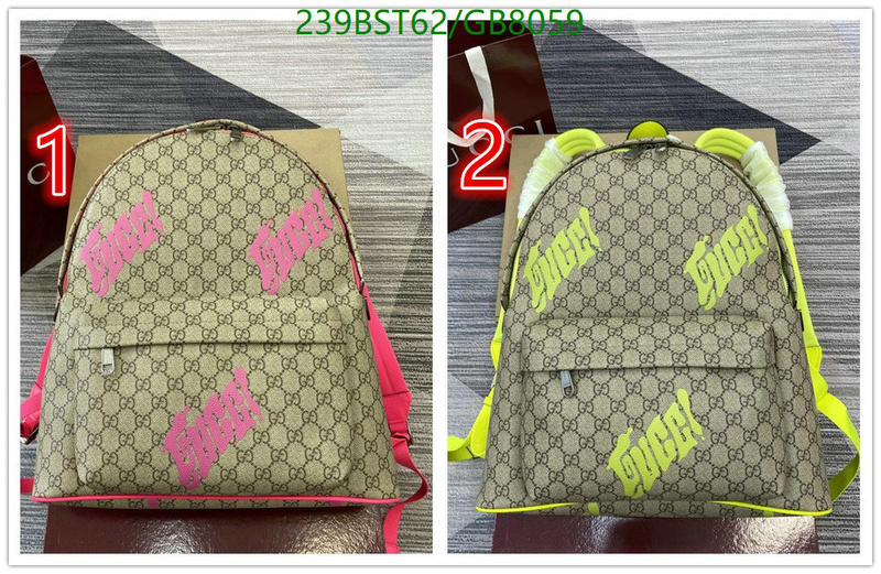 Gucci Bag-(Mirror)-Backpack- Code: GB8059 $: 239USD