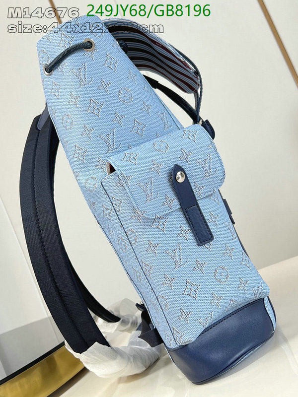 LV Bag-(Mirror)-Backpack- Code: GB8196 $: 249USD
