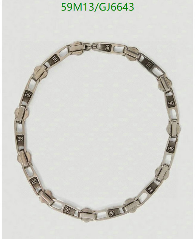 Jewelry-Balenciaga Code: GJ6643 $: 59USD