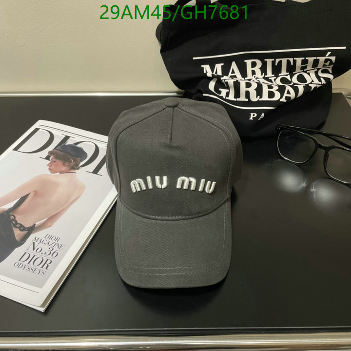 Cap-(Hat)-Miu Miu Code: GH7681 $: 29USD
