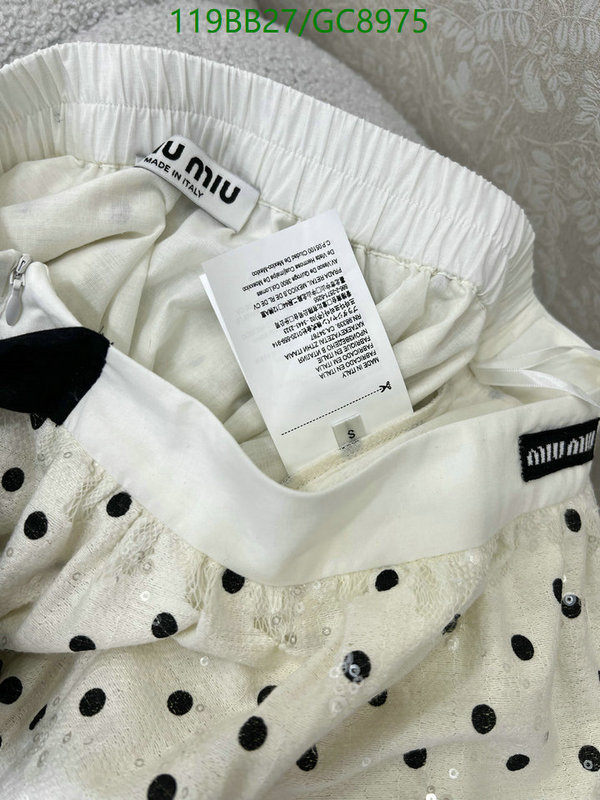 Clothing-MIUMIU Code: GC8975 $: 119USD