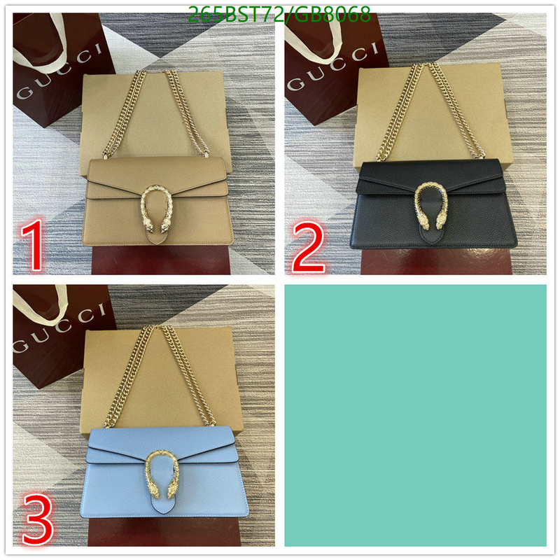 Gucci Bag-(Mirror)-Dionysus- Code: GB8068 $: 265USD