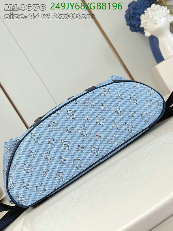 LV Bag-(Mirror)-Backpack- Code: GB8196 $: 249USD